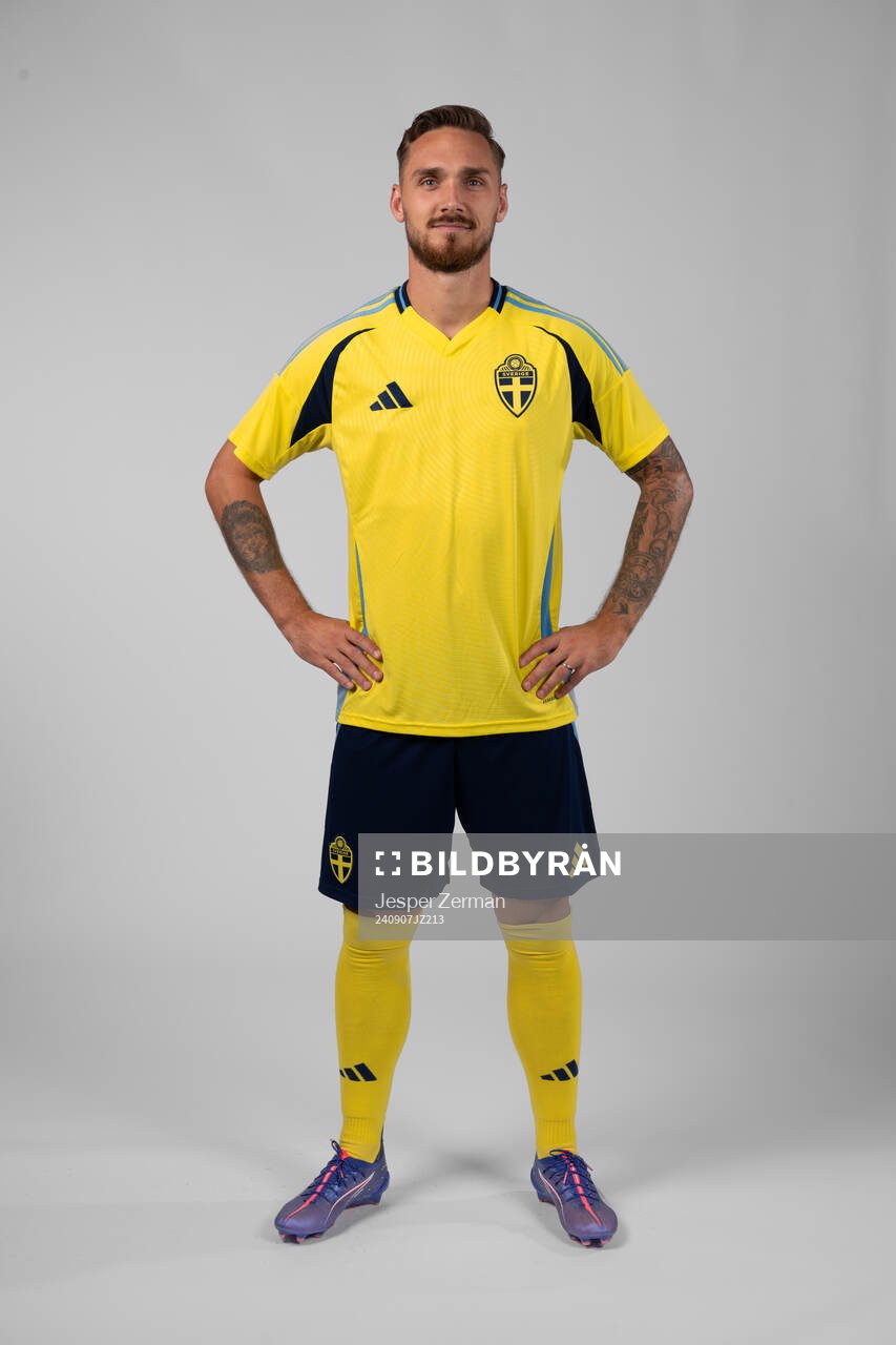 Linus Wahlqvist Egnell of the Swedish men's football
