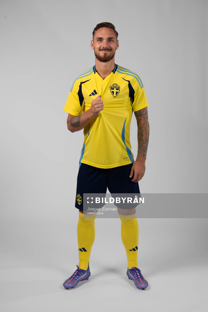 Linus Wahlqvist Egnell of the Swedish men's football