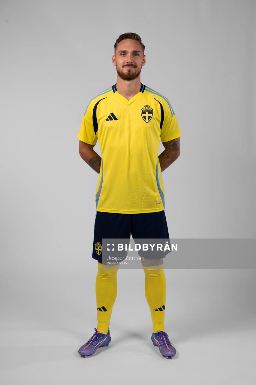 Linus Wahlqvist Egnell of the Swedish men's football