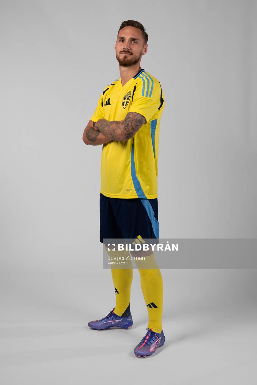 Linus Wahlqvist Egnell of the Swedish men's football