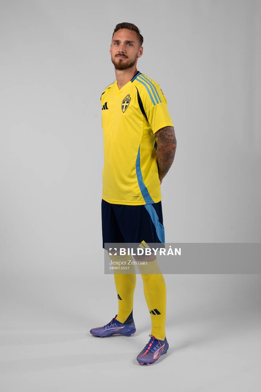 Linus Wahlqvist Egnell of the Swedish men's football
