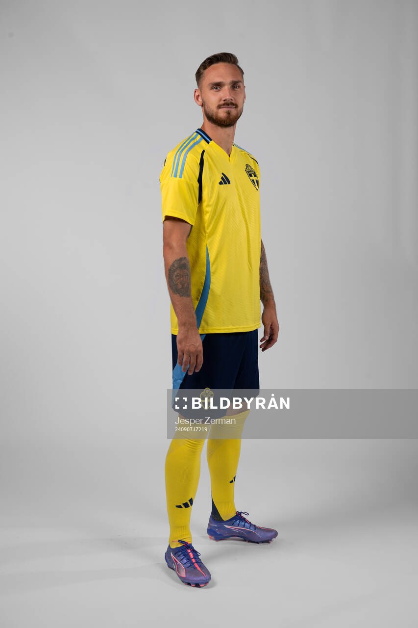 Linus Wahlqvist Egnell of the Swedish men's football