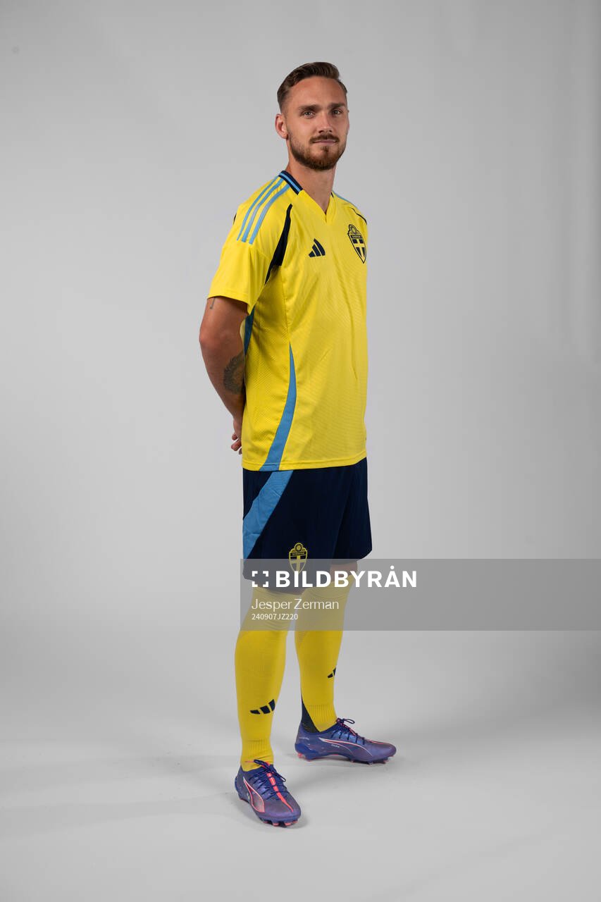 Linus Wahlqvist Egnell of the Swedish men's football
