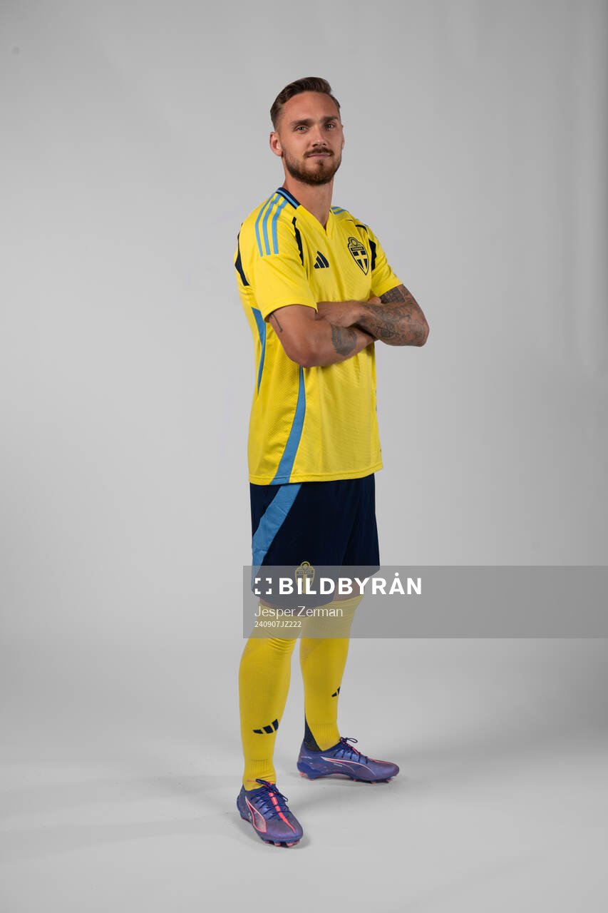 Linus Wahlqvist Egnell of the Swedish men's football
