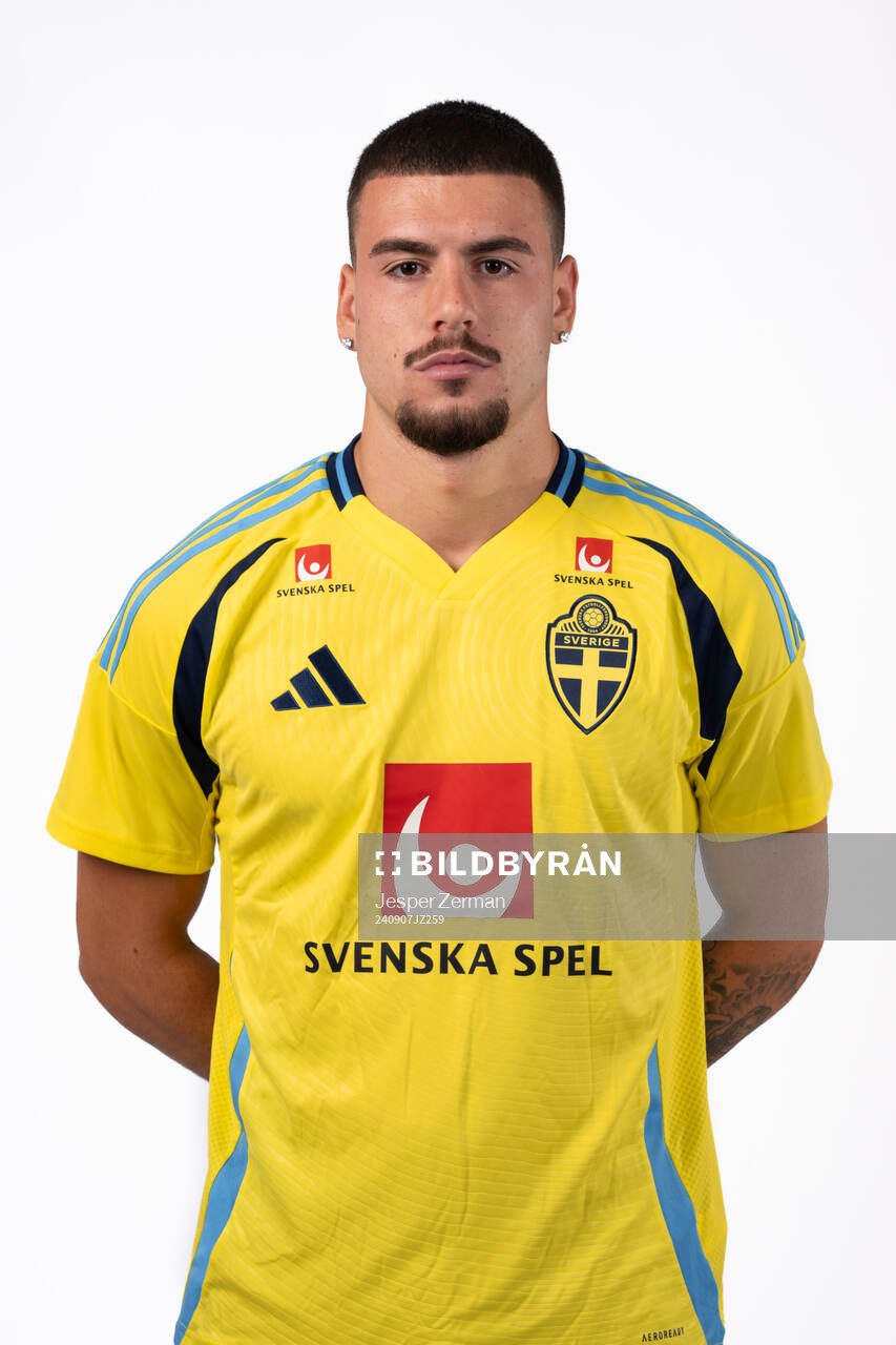 Edvin Kurtulus of the Swedish men's football national team