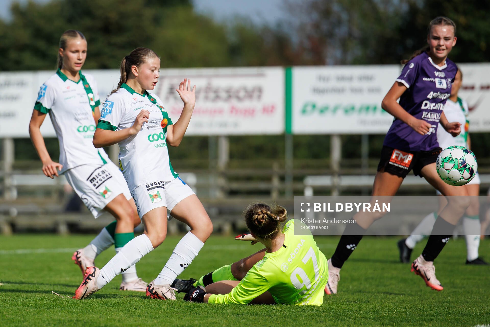 Varbergs Edith Eriksson gör 1-3