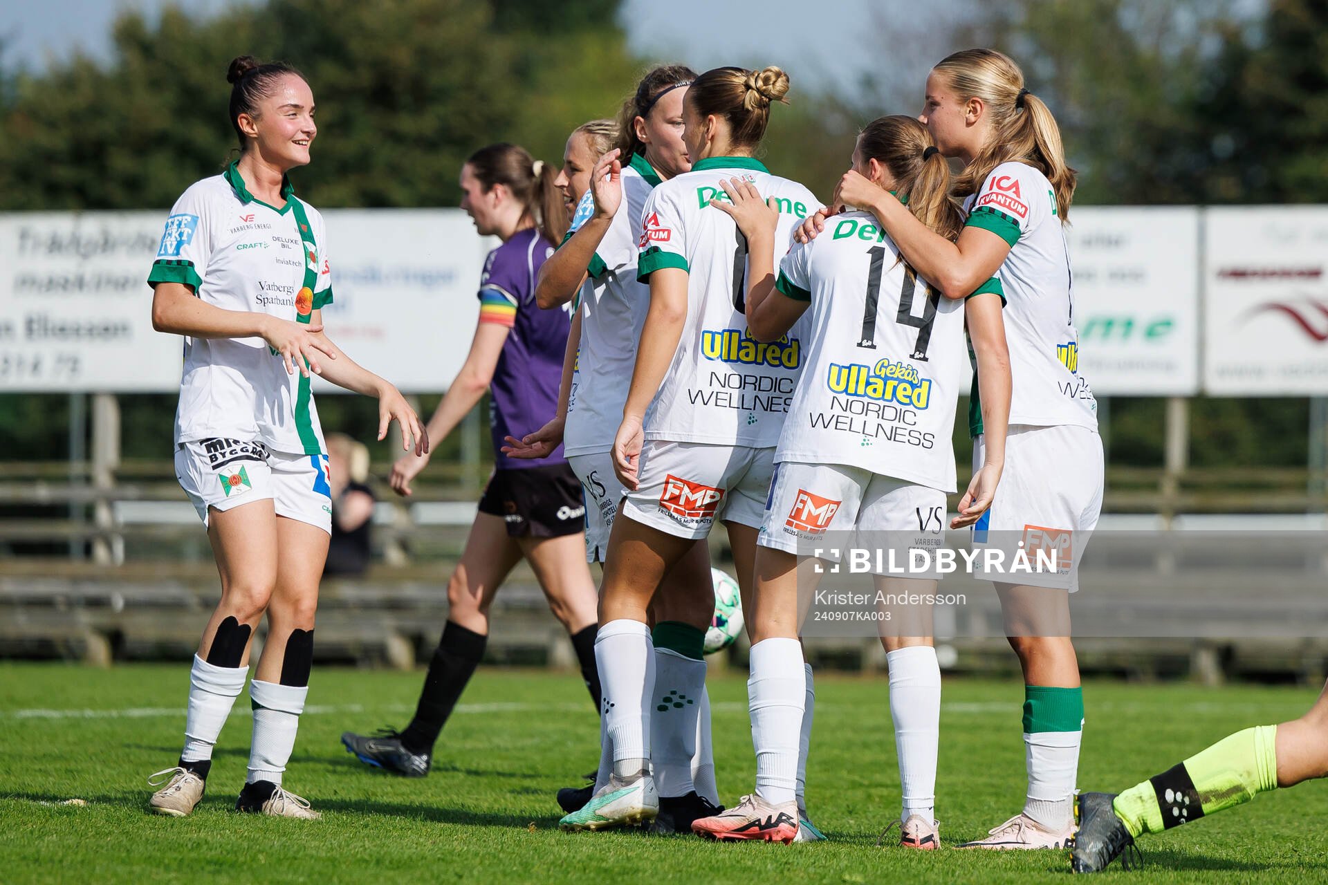 Varbergs spelare jublar