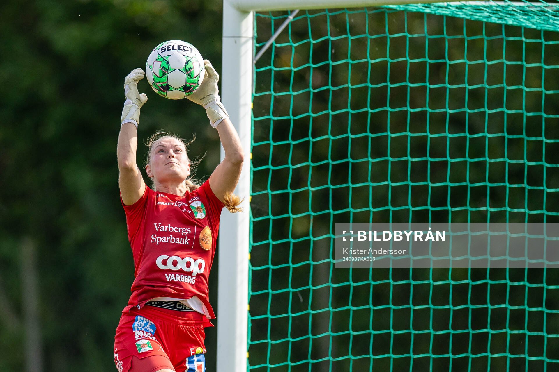Varbergs målvakt Linnéa Nilsson