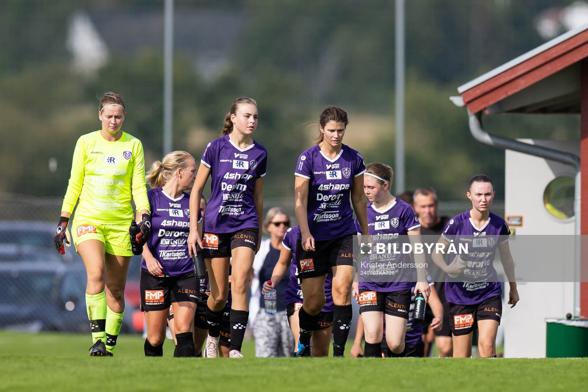 Valders spelare på väg in