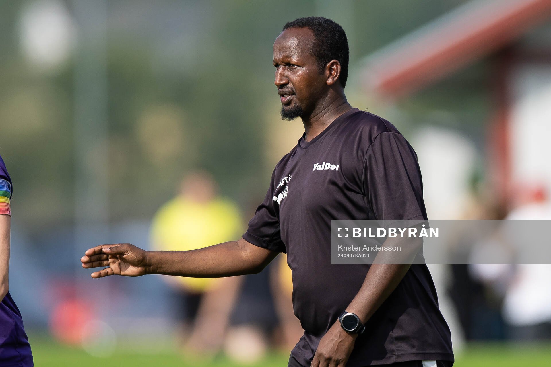 Valders tränare Mohamed Omar