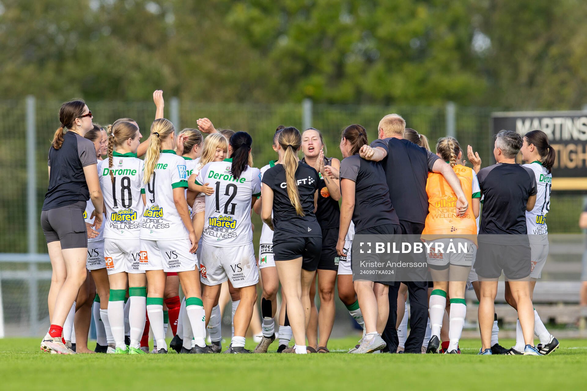 Varbergs spelare jublar