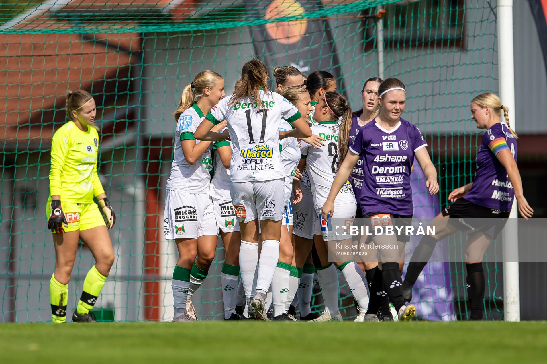 Varbergs spelare jublar