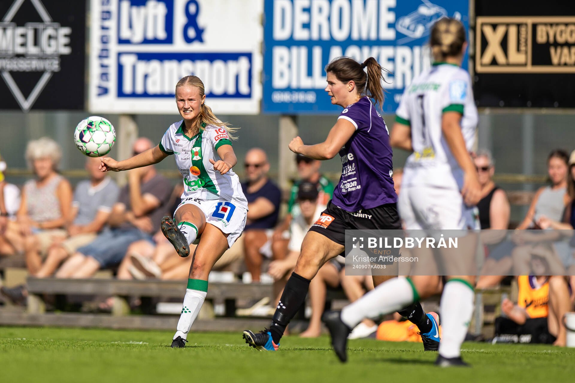 Varbergs Moa Ivarsson och Valders Lovisa Sundholm