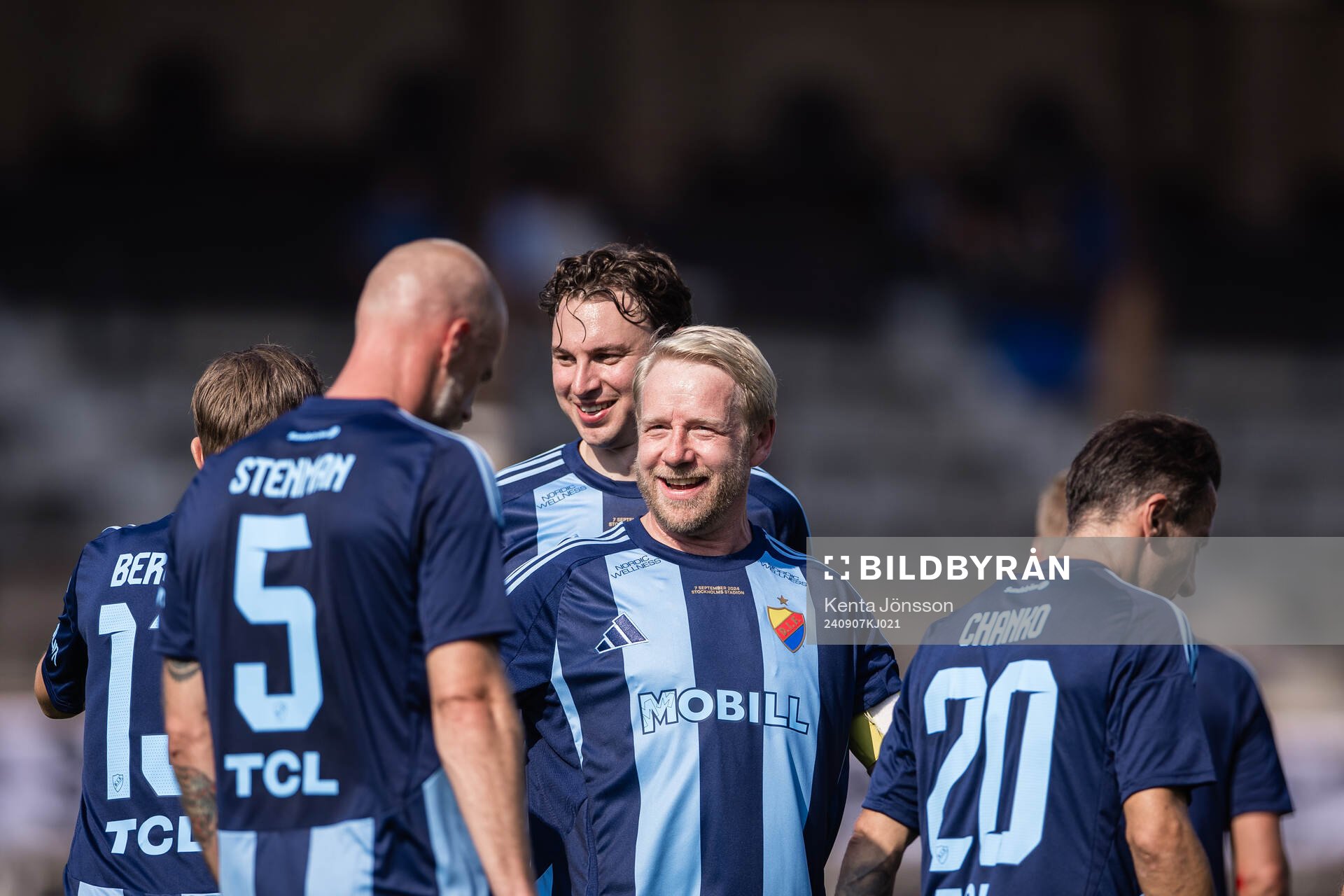 Djurgårdens spelare jublar