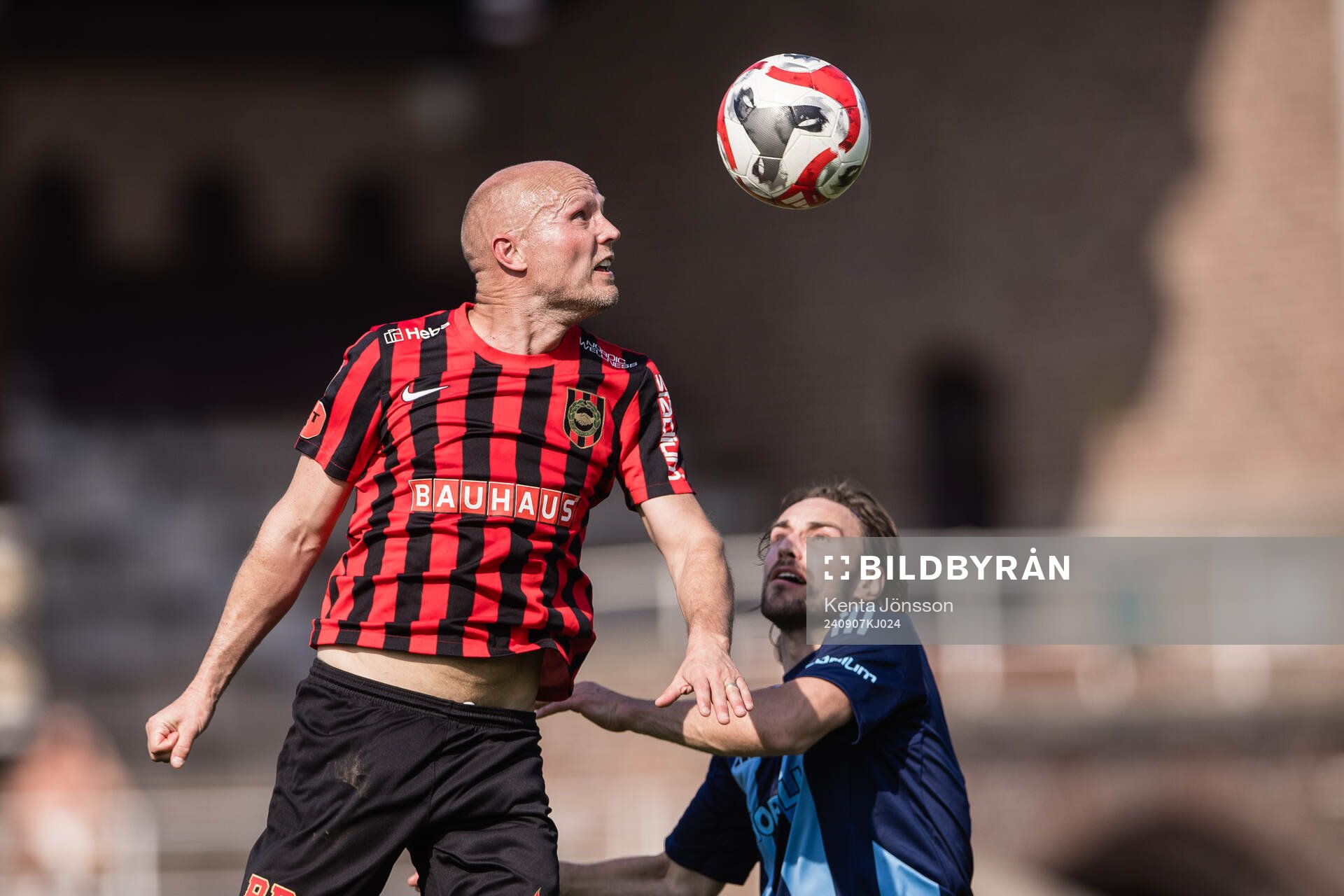 Brommapojkarnas Jesper Arvidsson och Djurgårdens Kevin