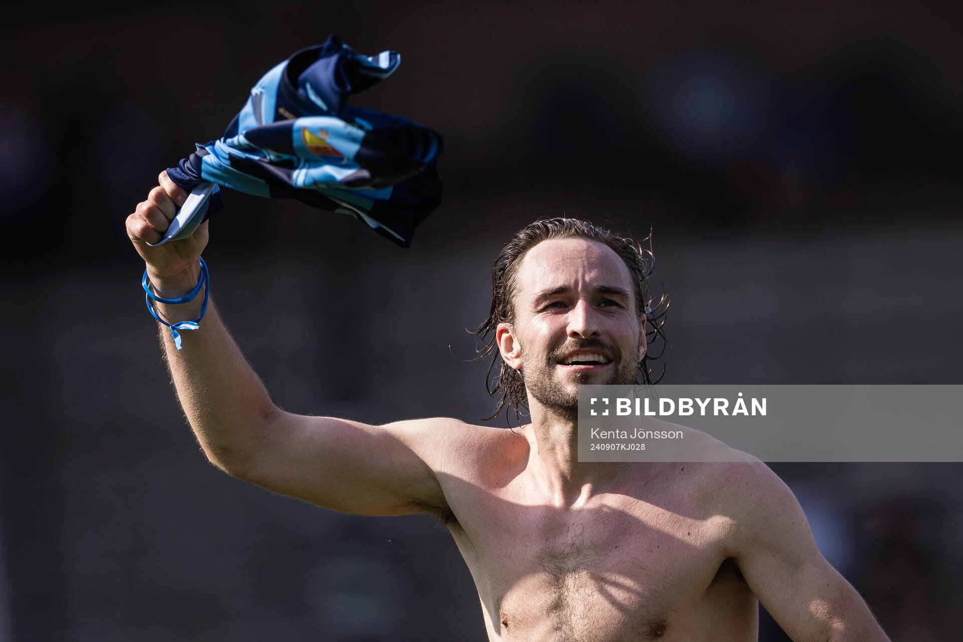 Djurgårdens Kevin Walker jublar