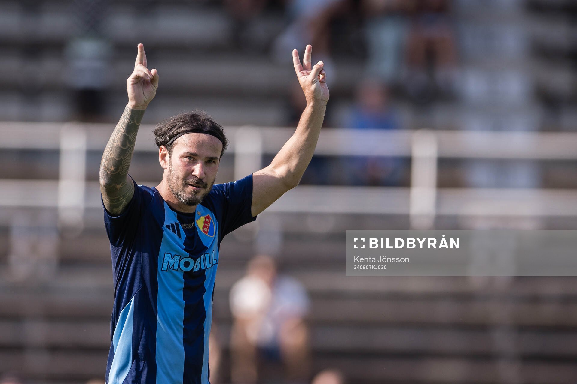Djurgårdens Enrico jublar