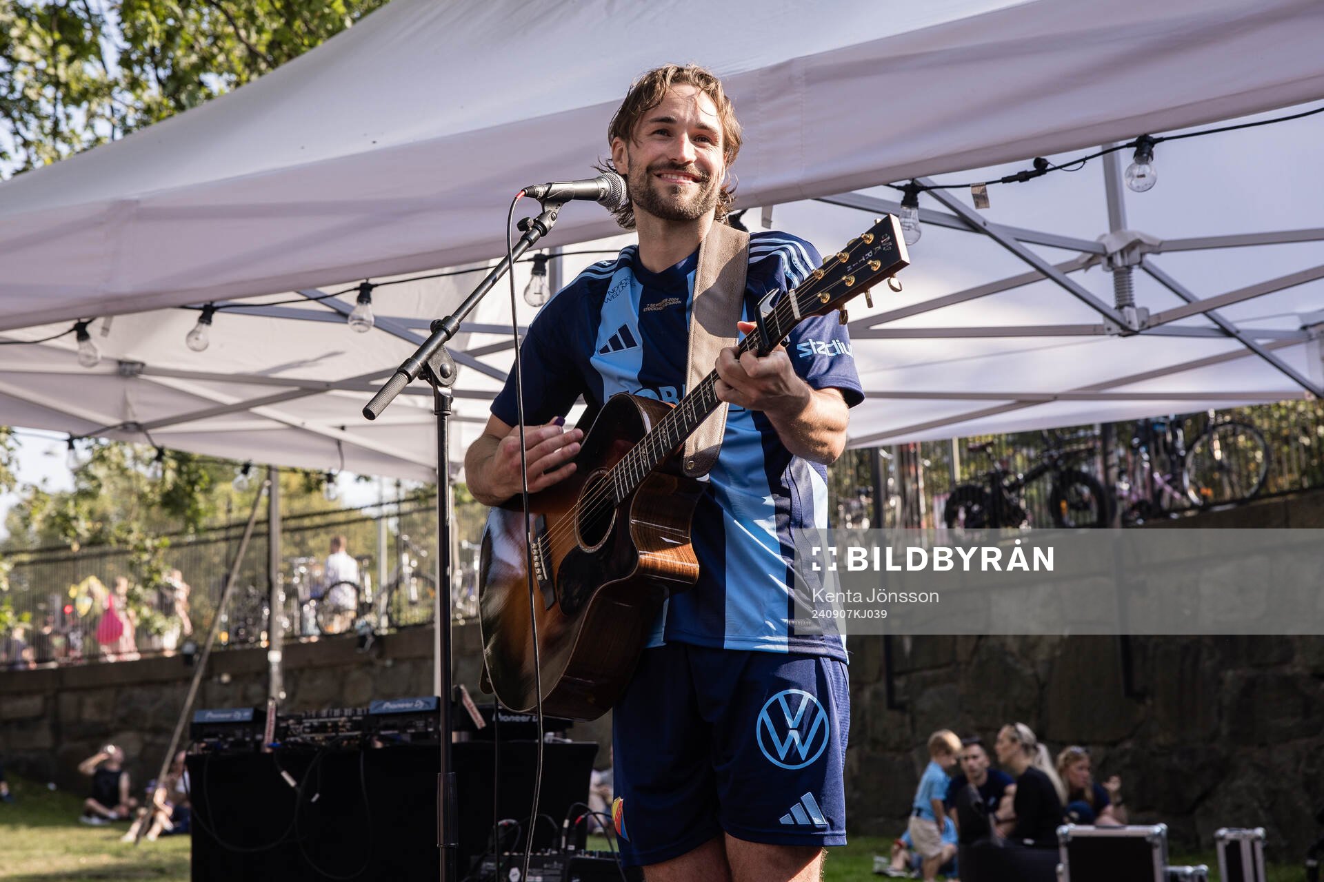 Kevin Walker uppträder på under Djurgårdsfestivalen 2024 den 7 september 2024 i Stockholm. 
