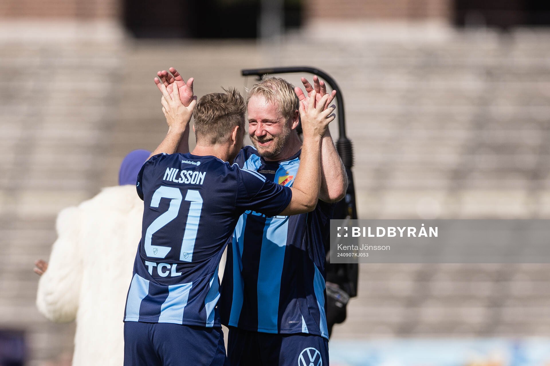 Djurgårdens Lucas Nilsson och Patrik Eriksson-Ohlsson