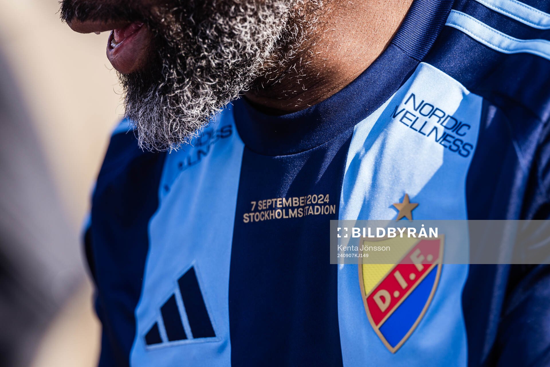 En matchtröja med dagens datum