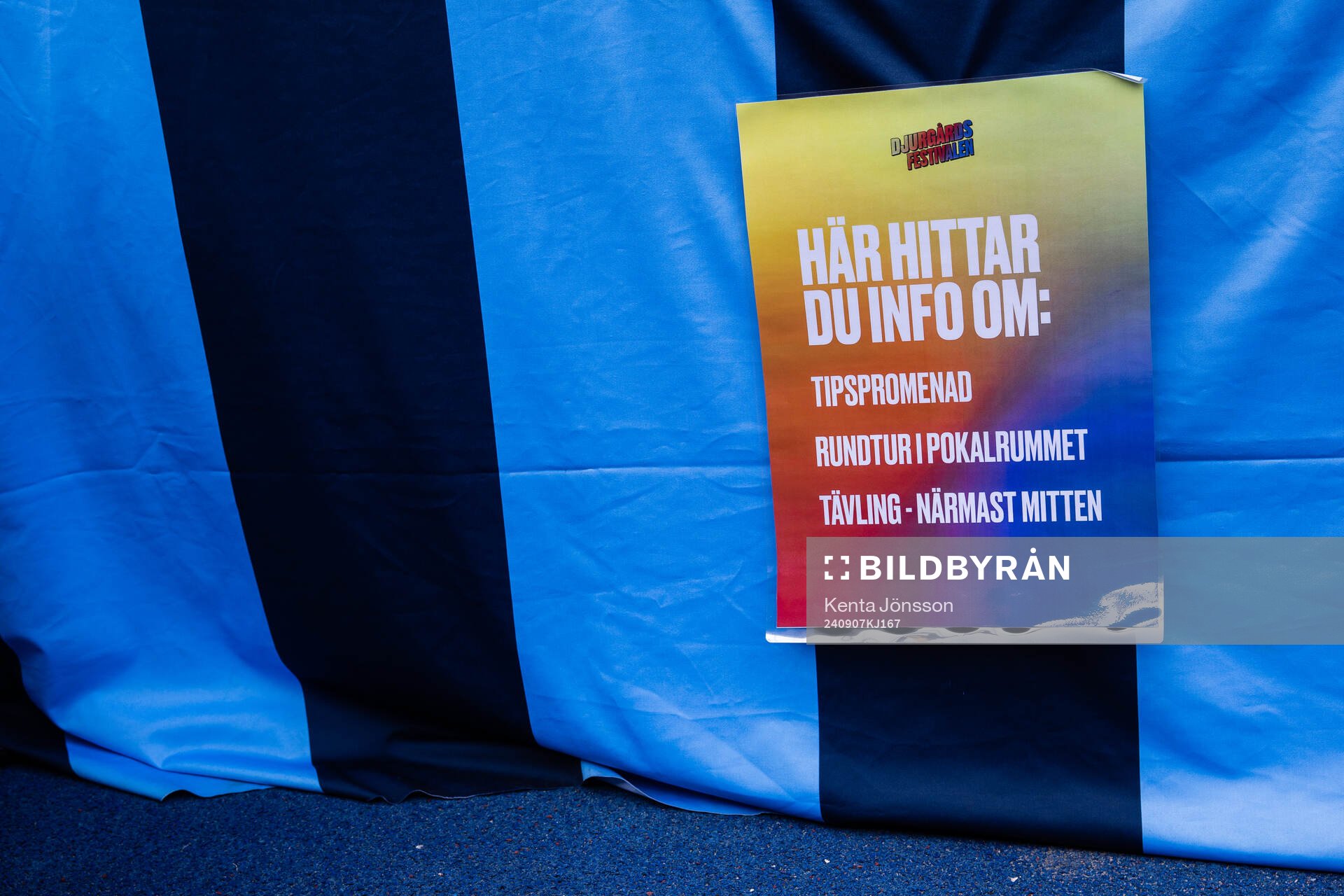 En informationsskylt