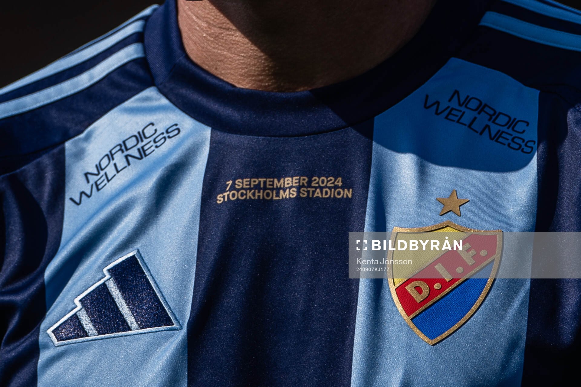 En matchtröja med dagens datum