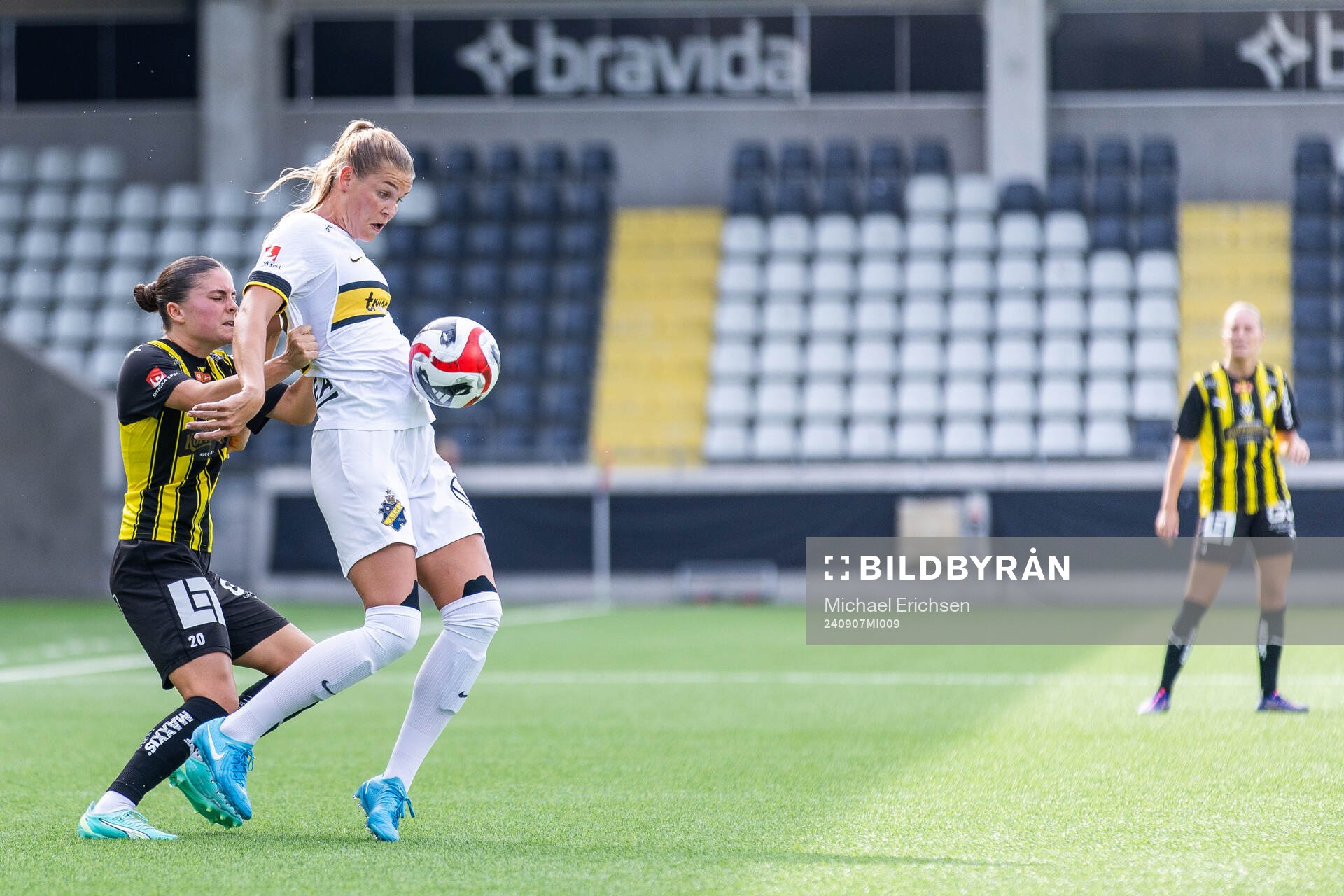 under fotbollsmatchen i Damallsvenskan mellan Häcken och