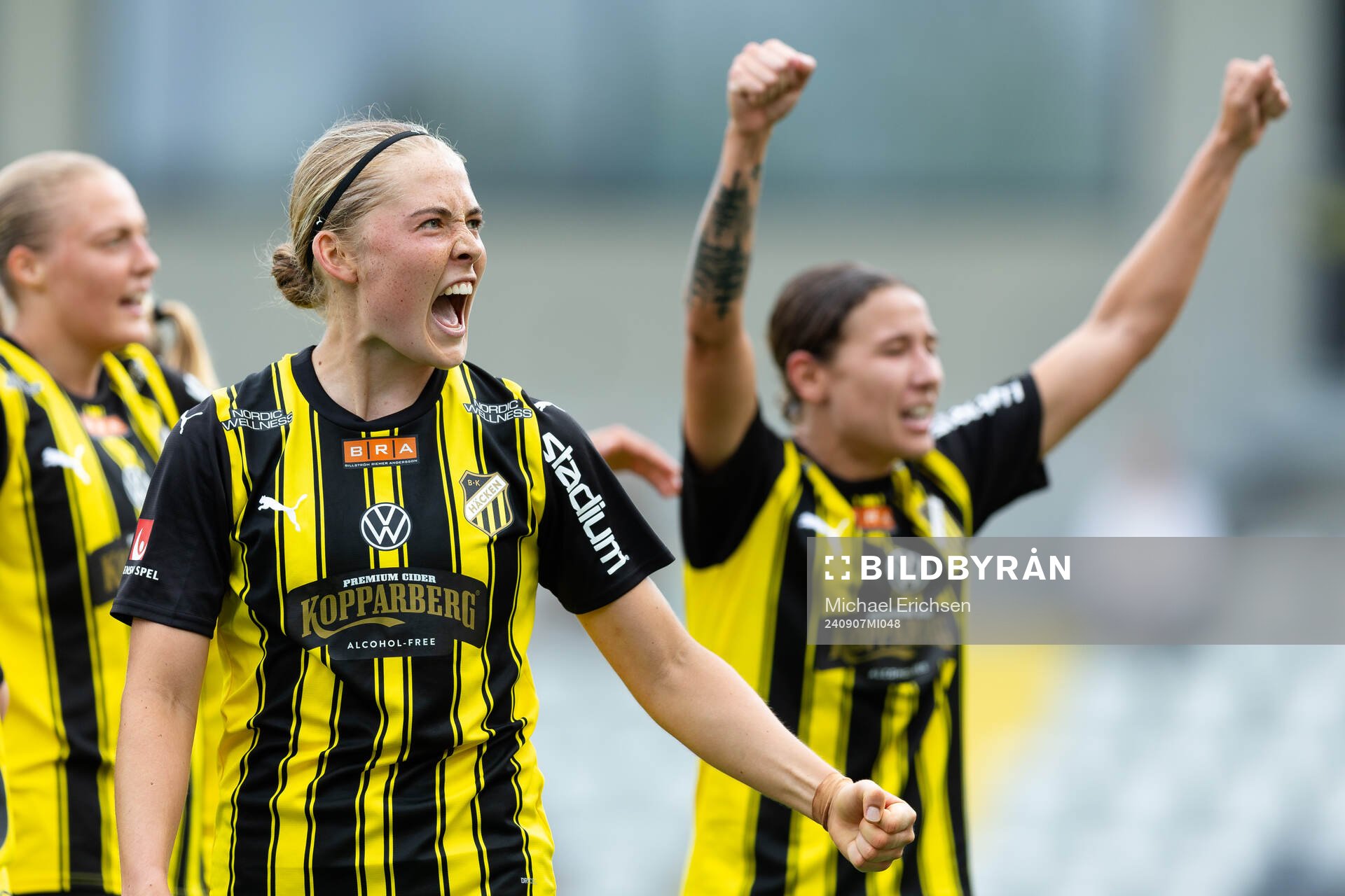 Häckens Paulina Nyström jublar