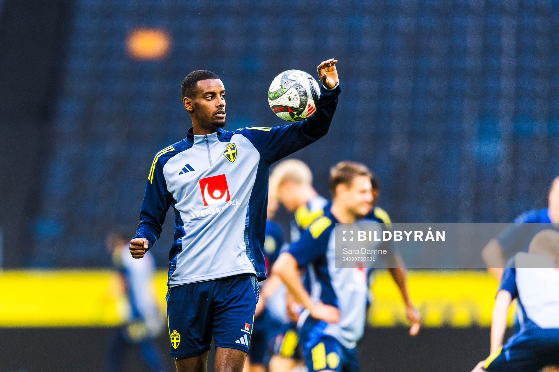 Alexander Isak of the Swedish men's football national team