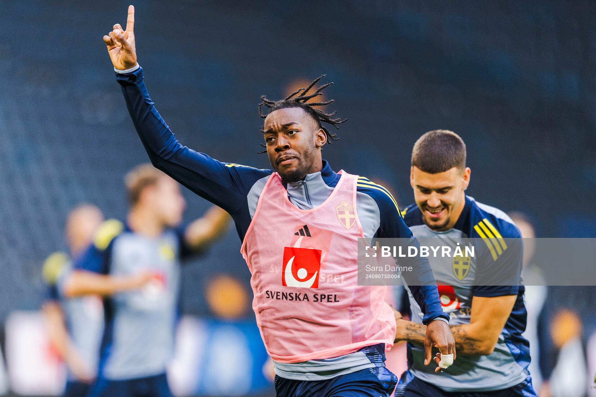 Anthony Elanga of the Swedish men's football national team