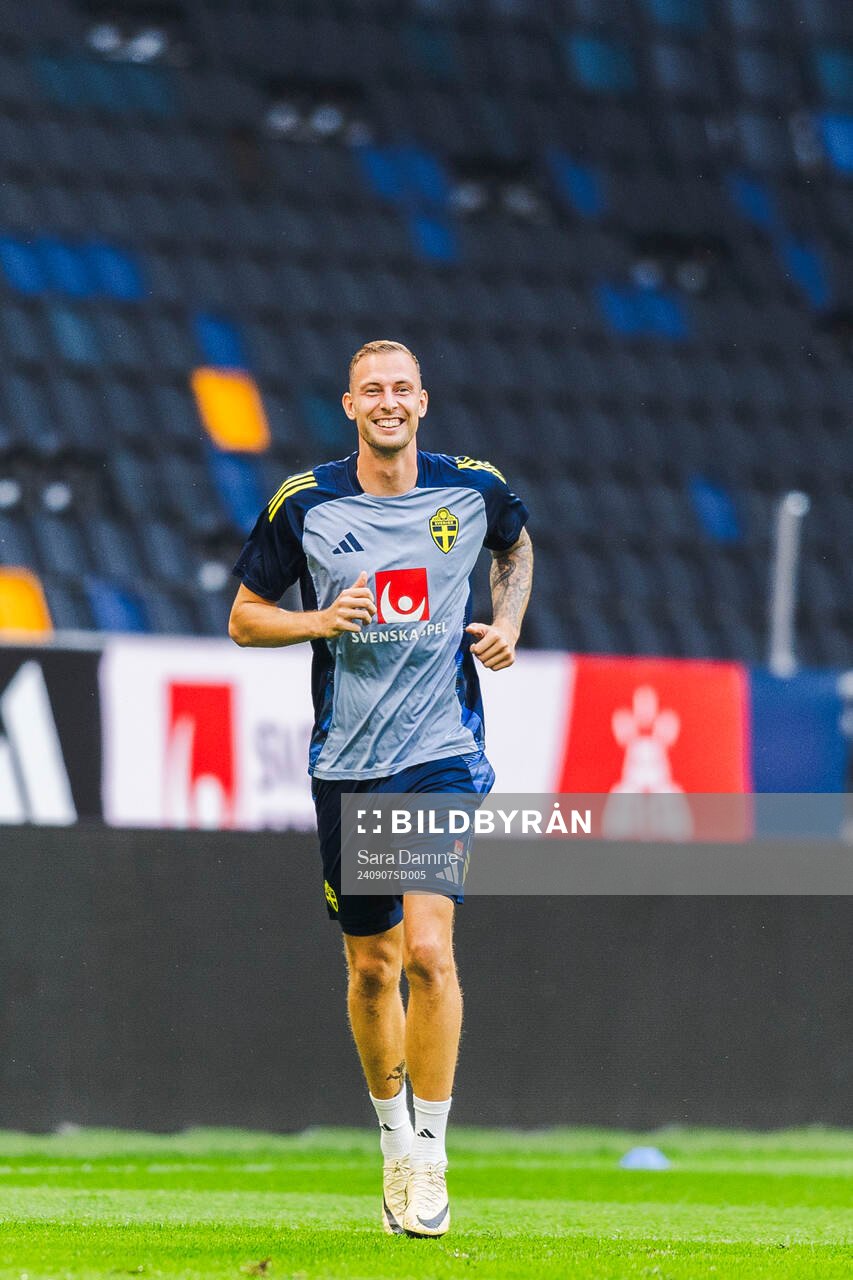 Gustaf Nilsson of the Swedish men's football national team