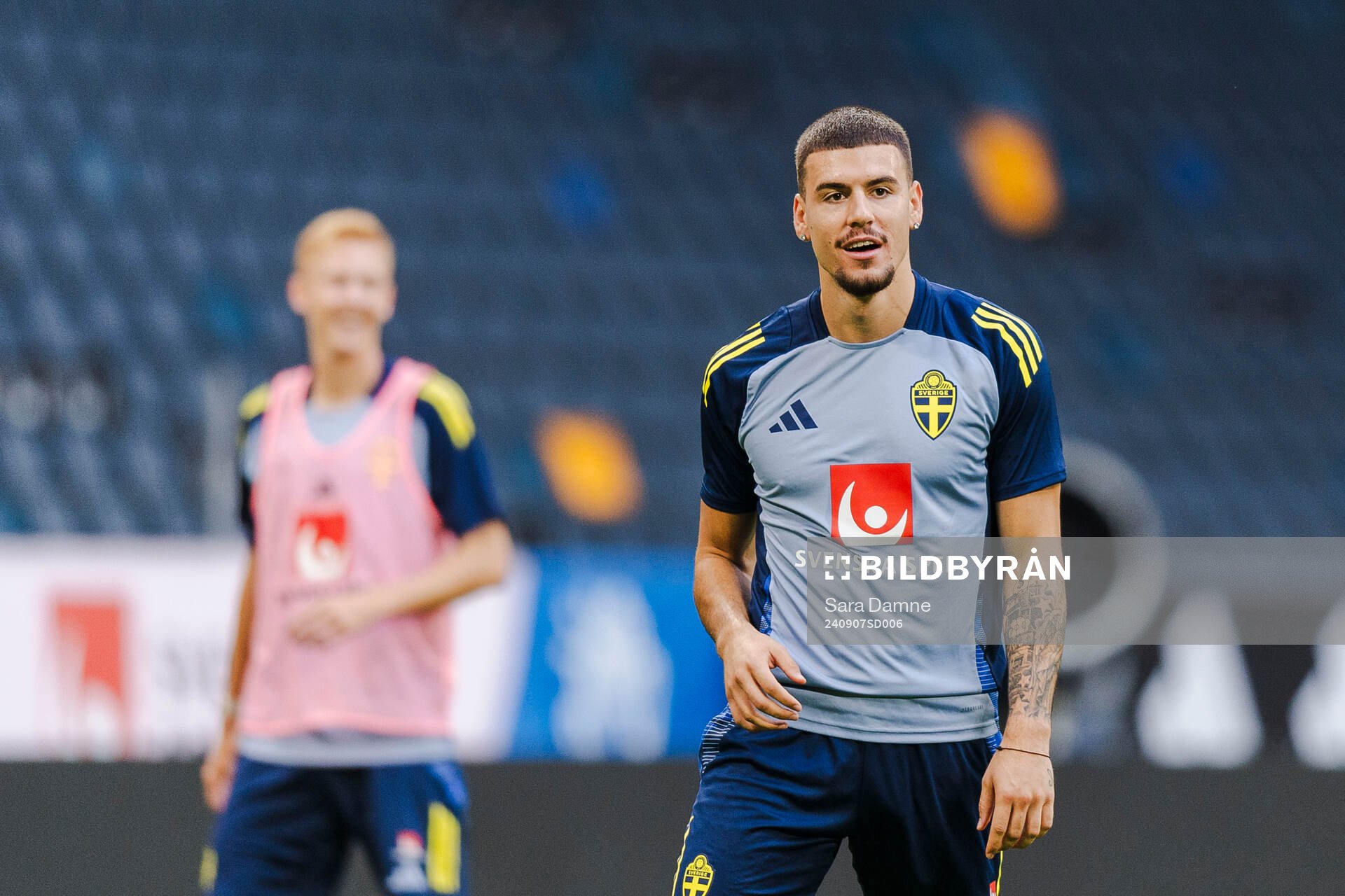 Edvin Kurtulus of the Swedish men's football national team