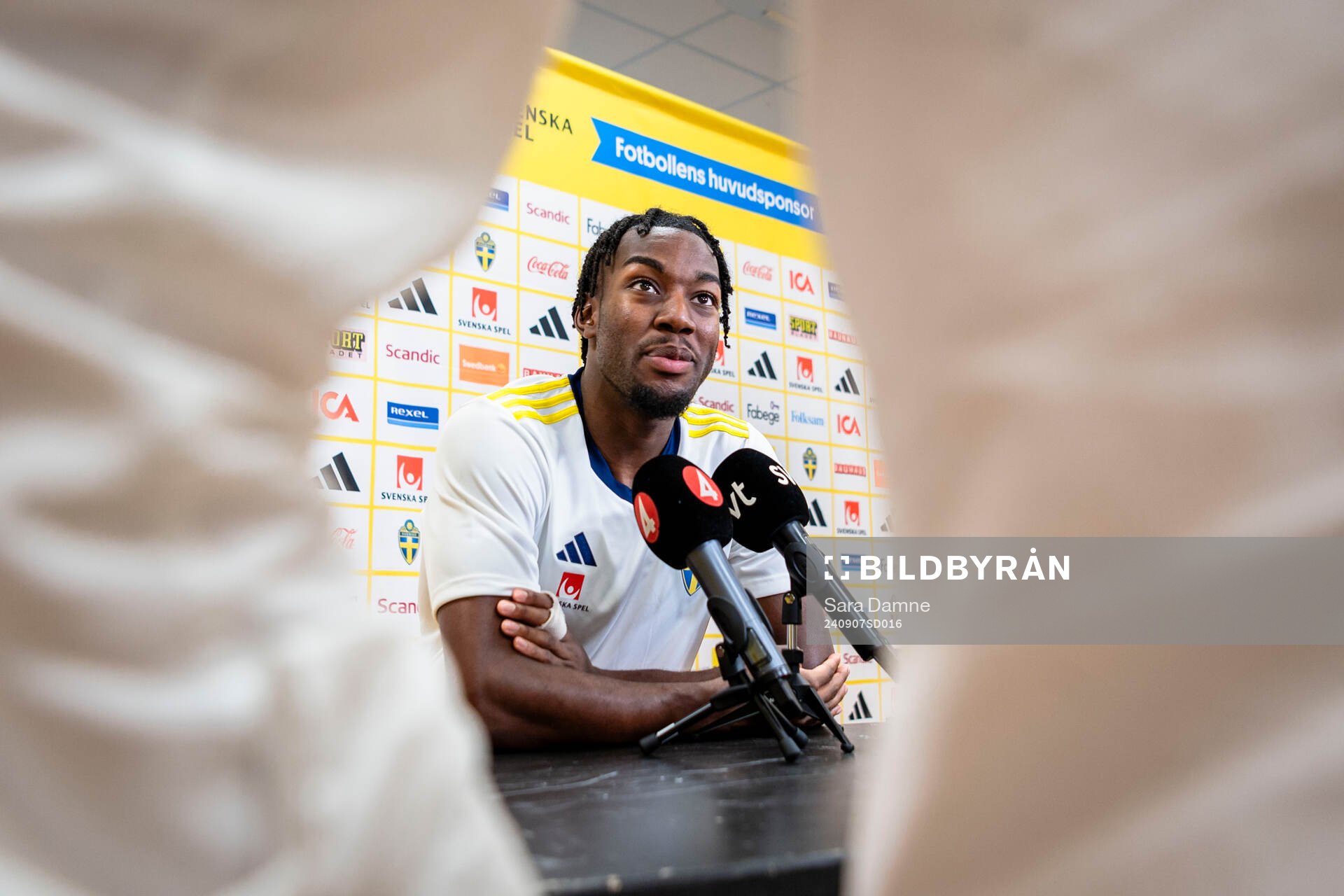 Anthony Elanga of the Swedish men's football national team