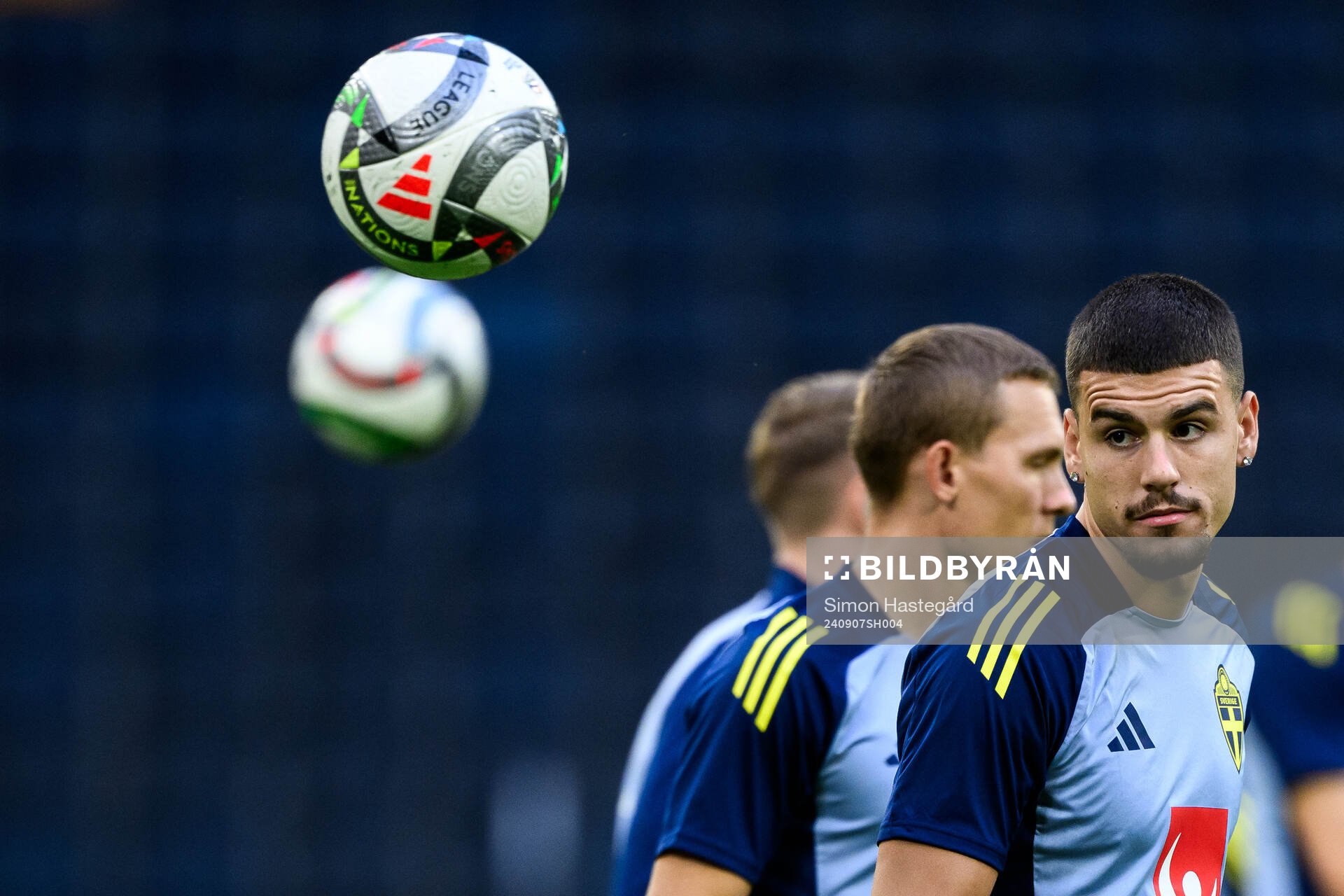 Edvin Kurtulus of the Swedish men's football national team