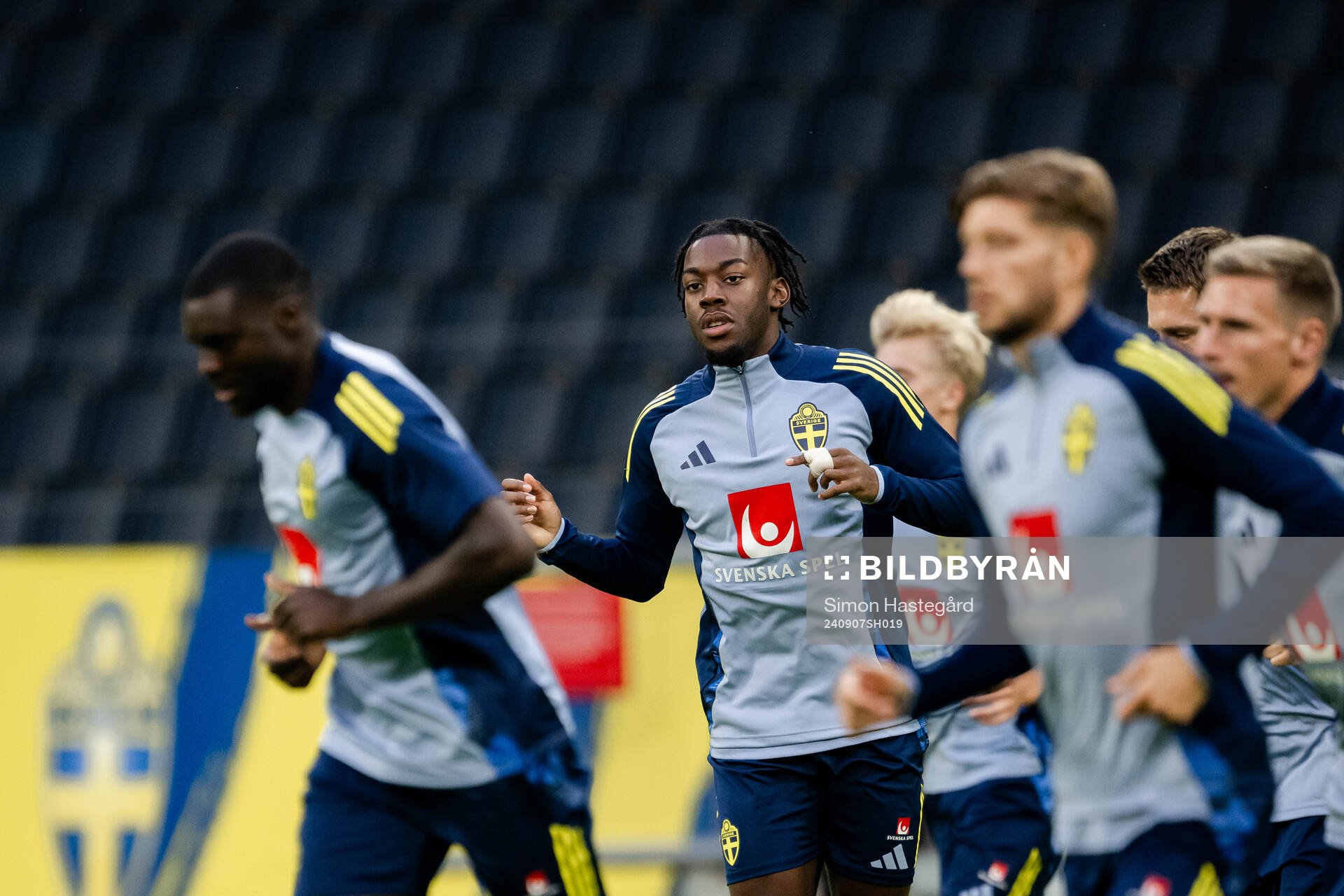Anthony Elanga of the Swedish men's football national team