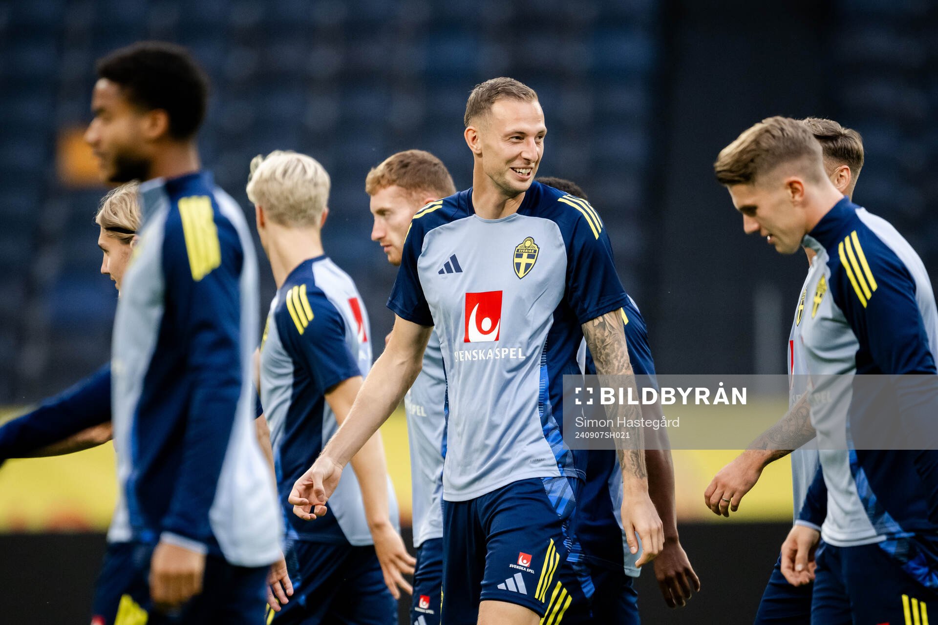 Gustaf Nilsson of the Swedish men's football national team