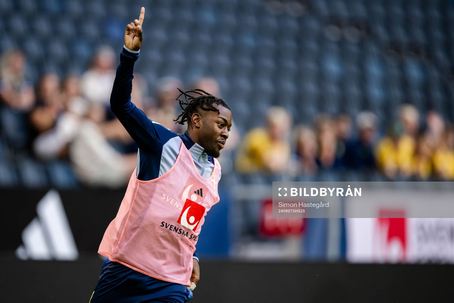 Anthony Elanga of the Swedish men's football national team