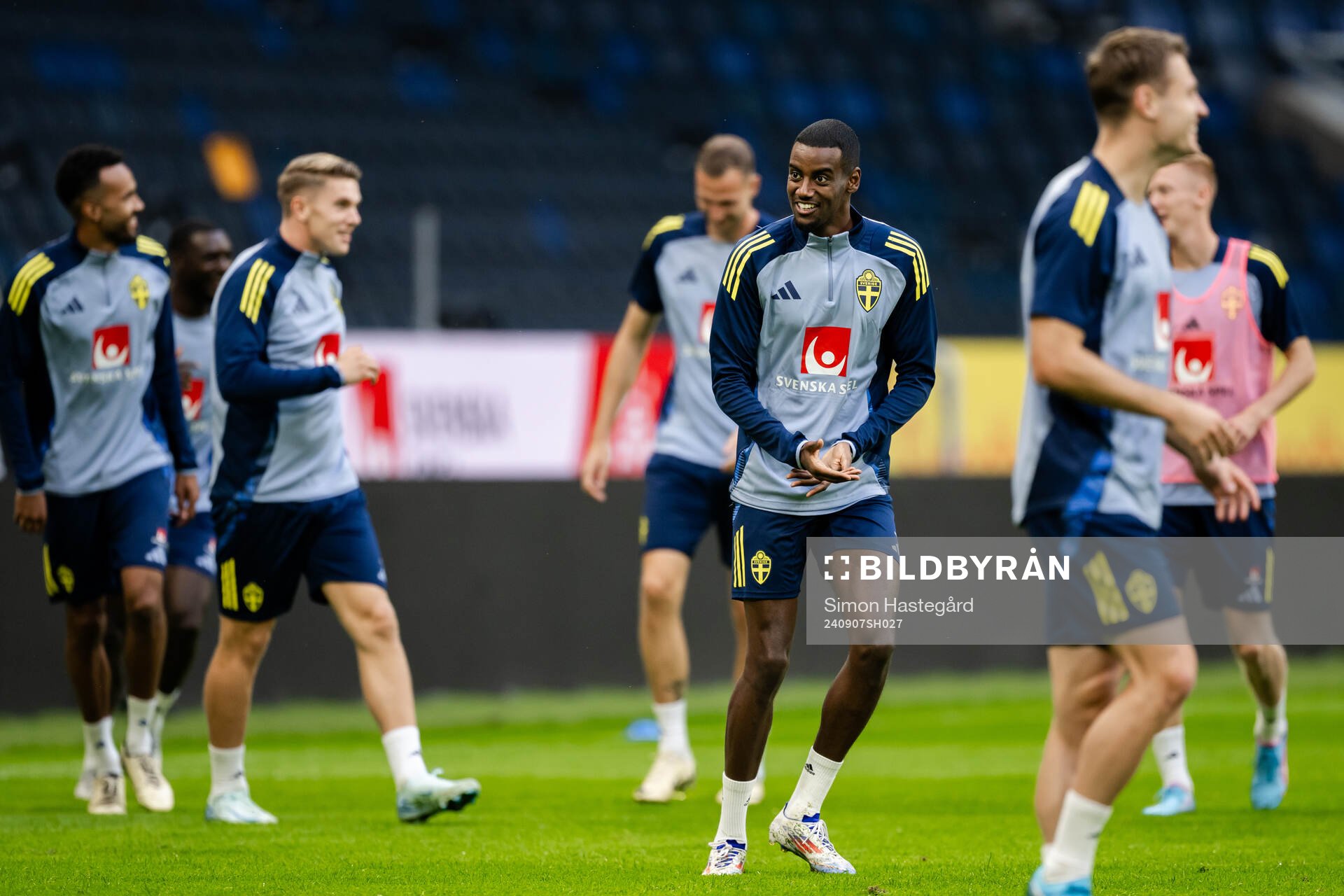 Alexander Isak of the Swedish men's football national team