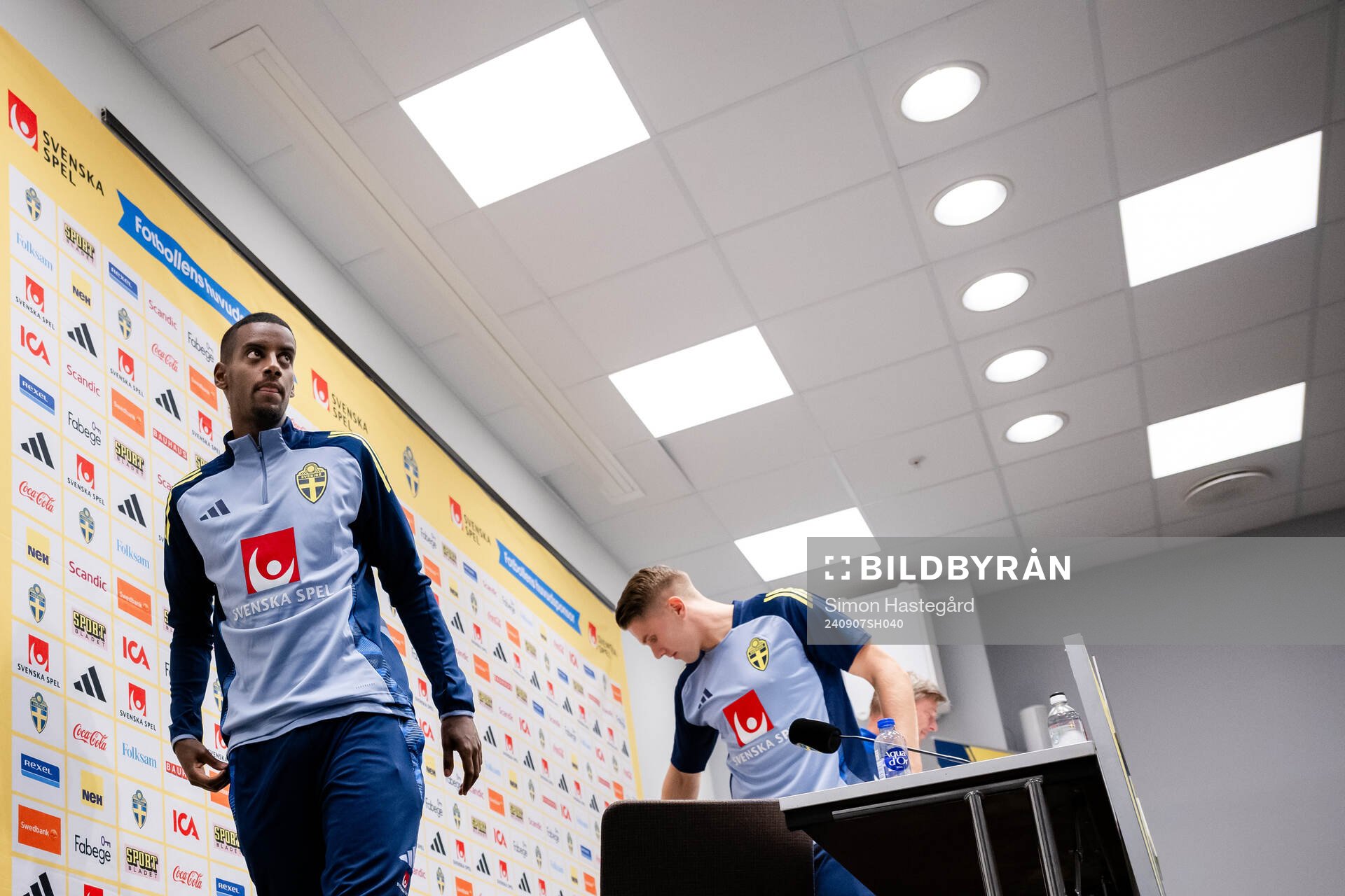 Alexander Isak of the Swedish men's football national team