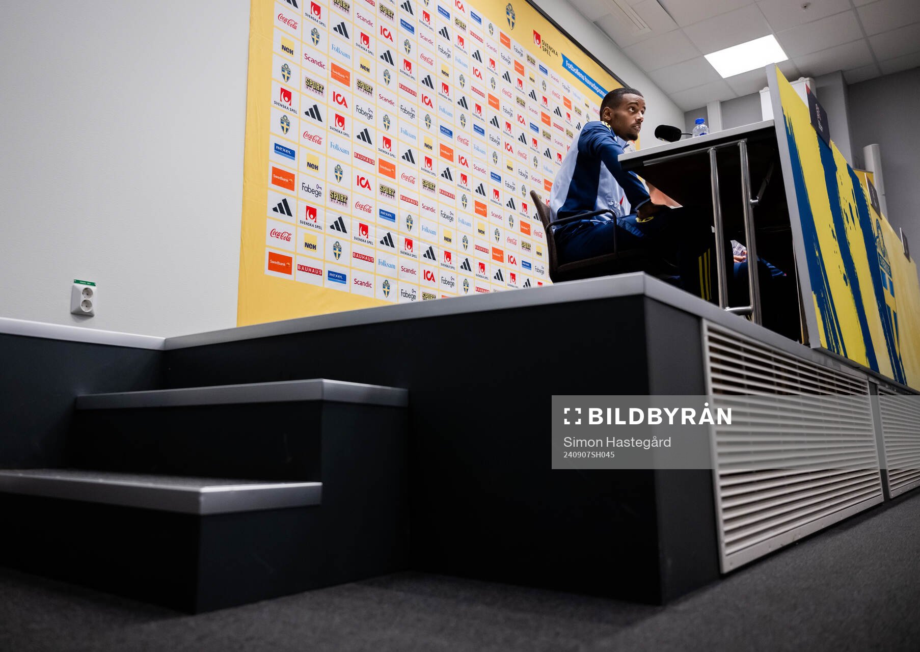 Alexander Isak of the Swedish men's football national team