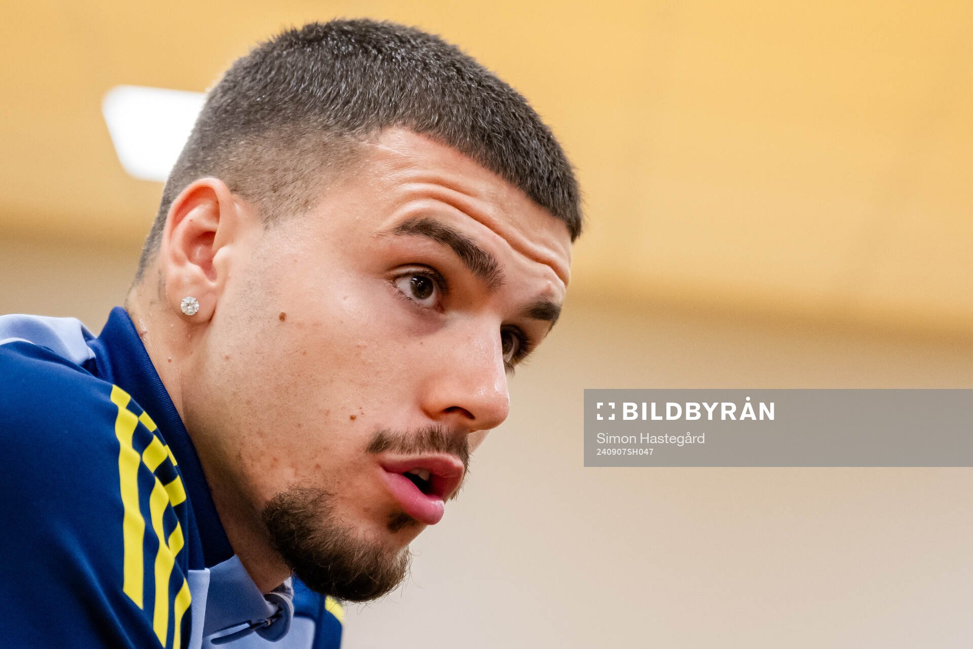 Edvin Kurtulus of the Swedish men's football national team