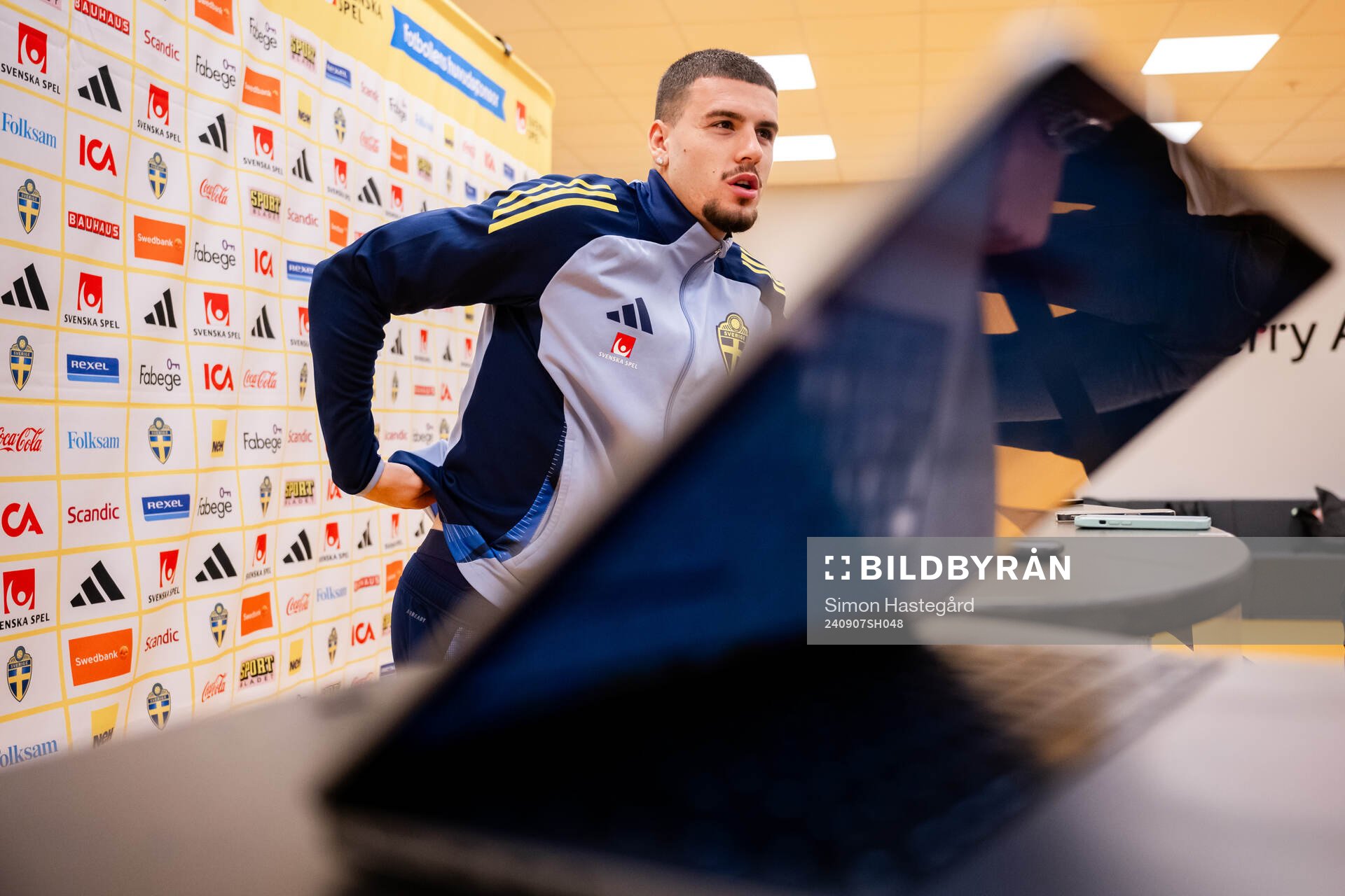 Edvin Kurtulus of the Swedish men's football national team