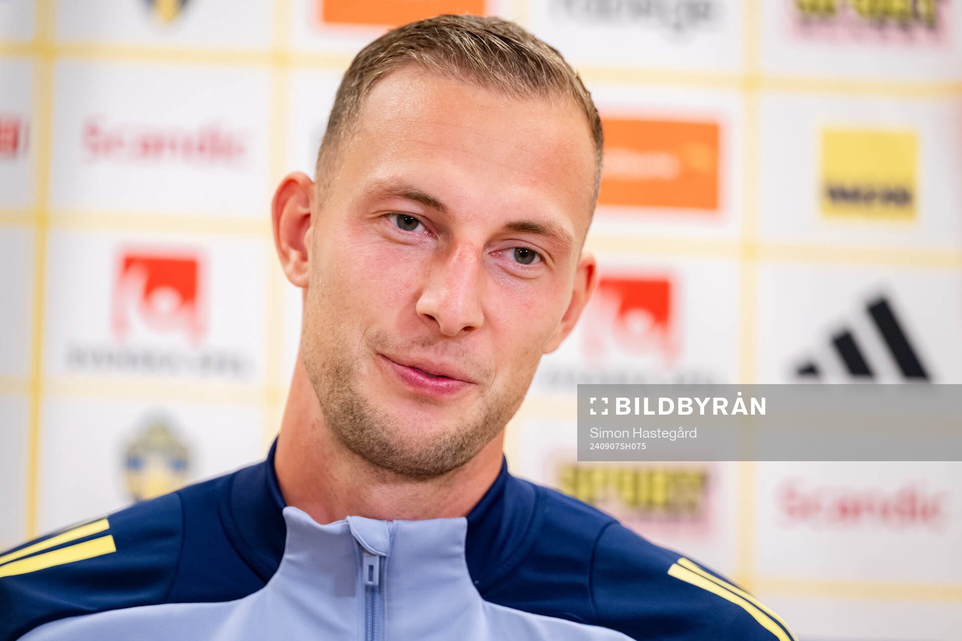 Gustaf Nilsson of the Swedish men's football national team