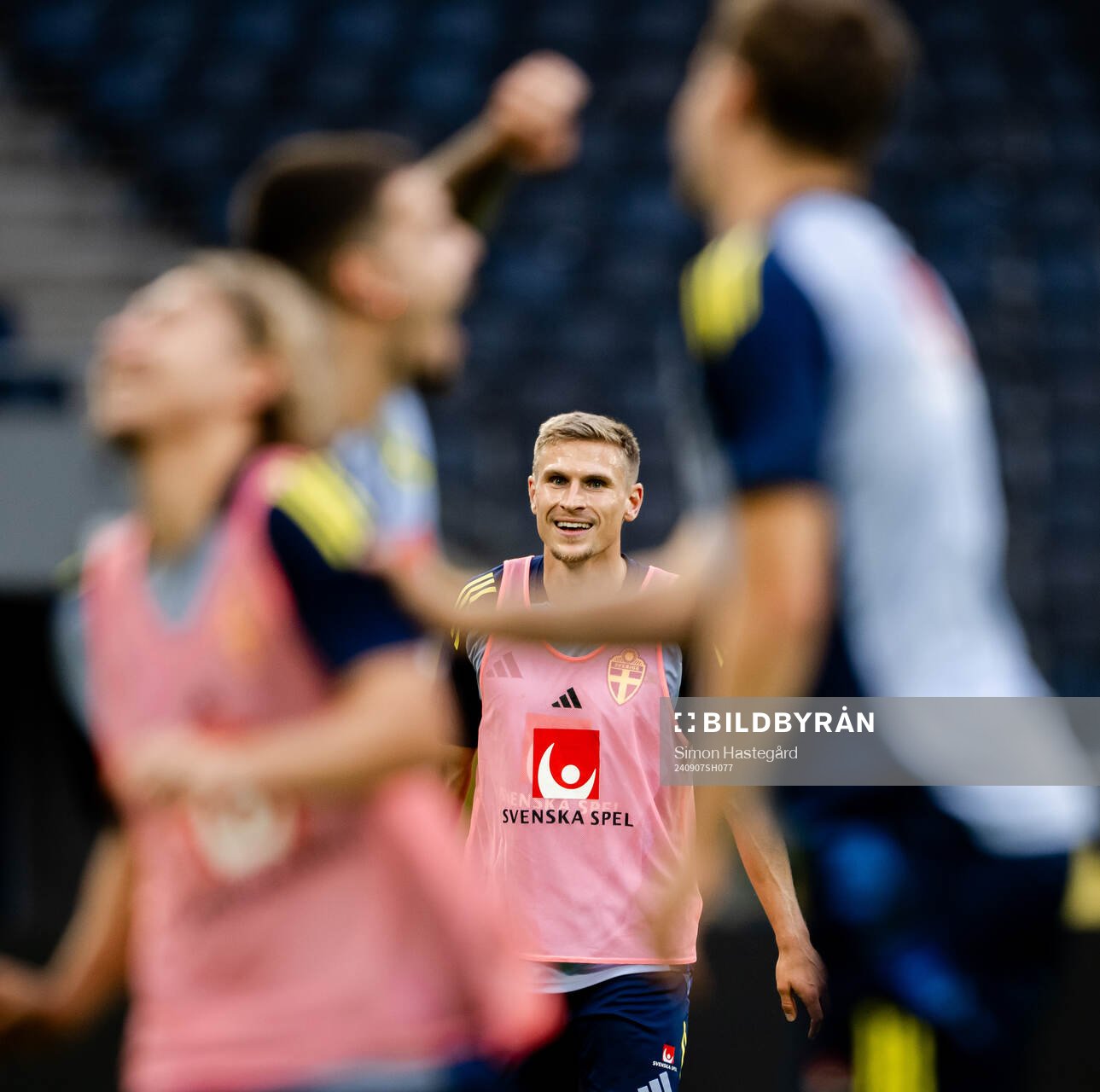 Carl Starfelt of the Swedish men's football national team