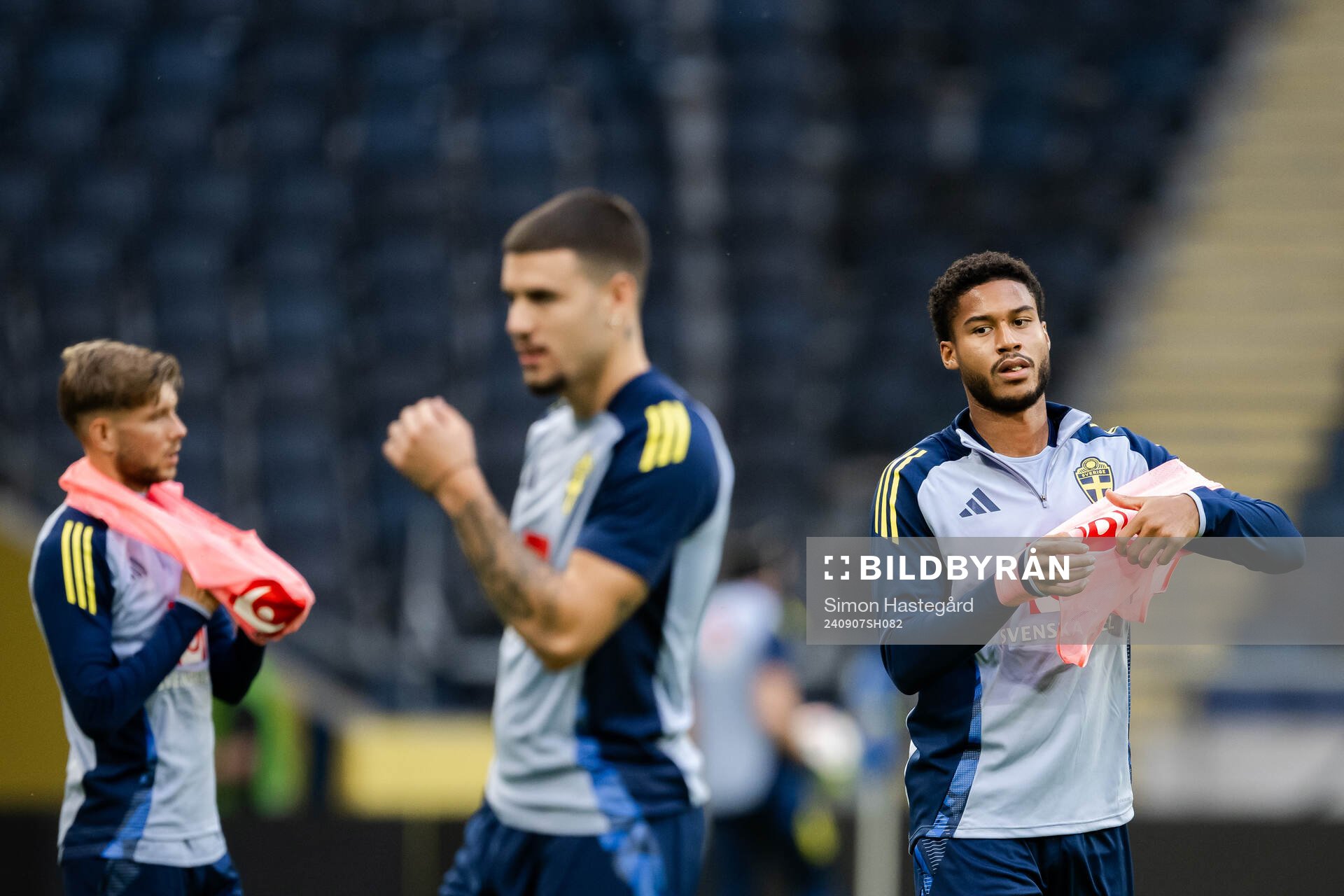 Jens-Lys Michel Cajuste of the Swedish men's football