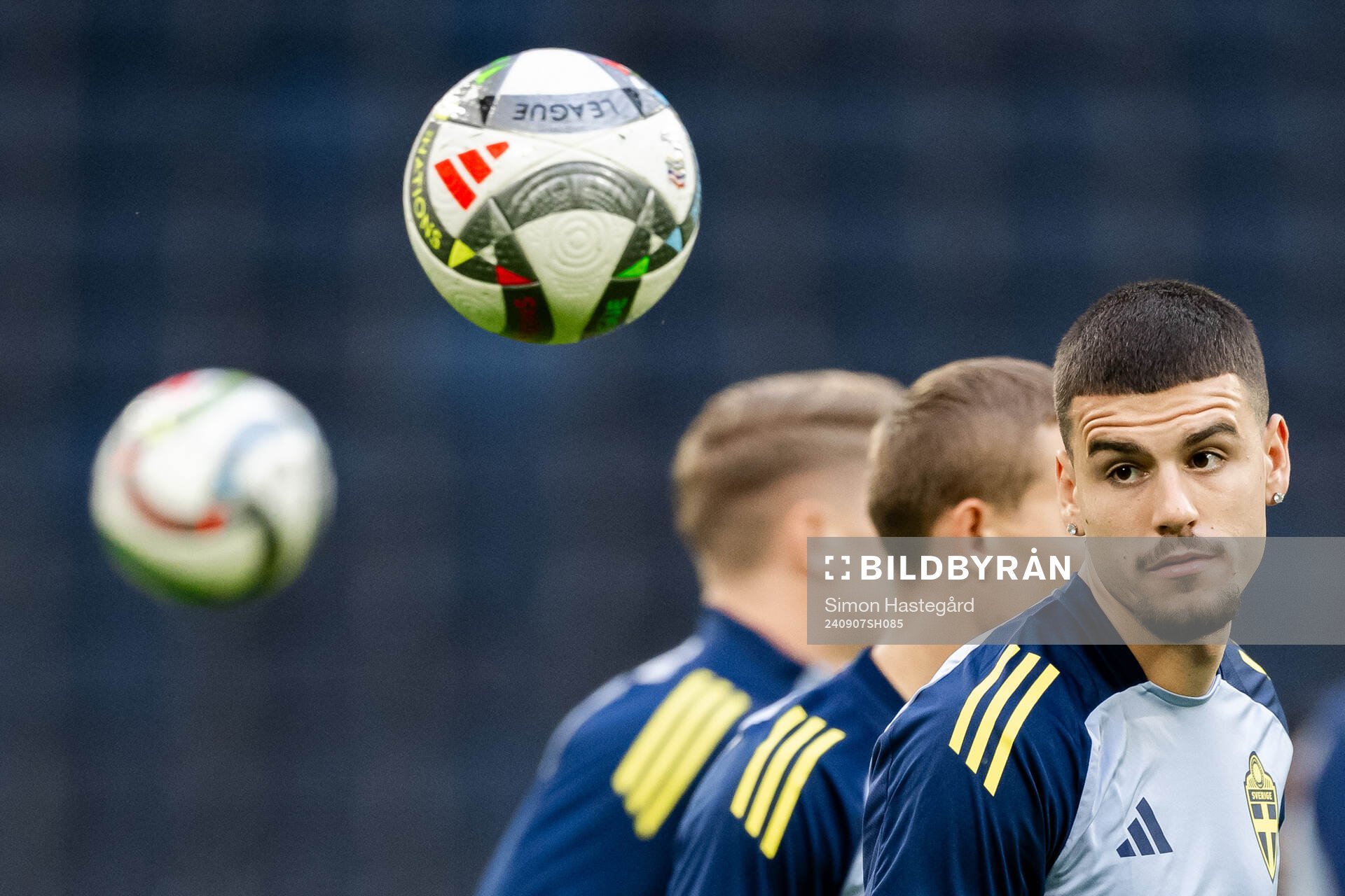 Edvin Kurtulus of the Swedish men's football national team