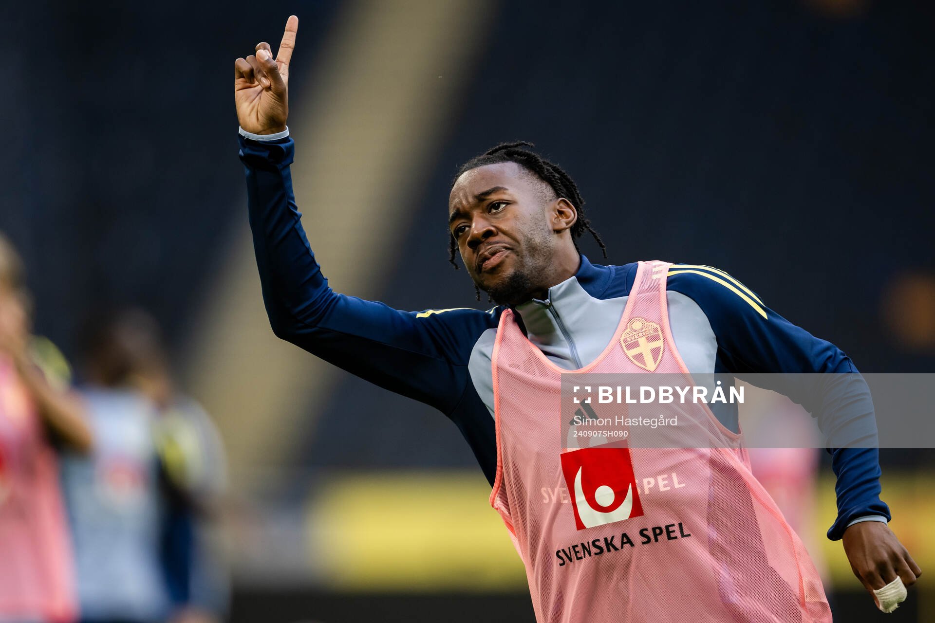 Anthony Elanga of the Swedish men's football national team