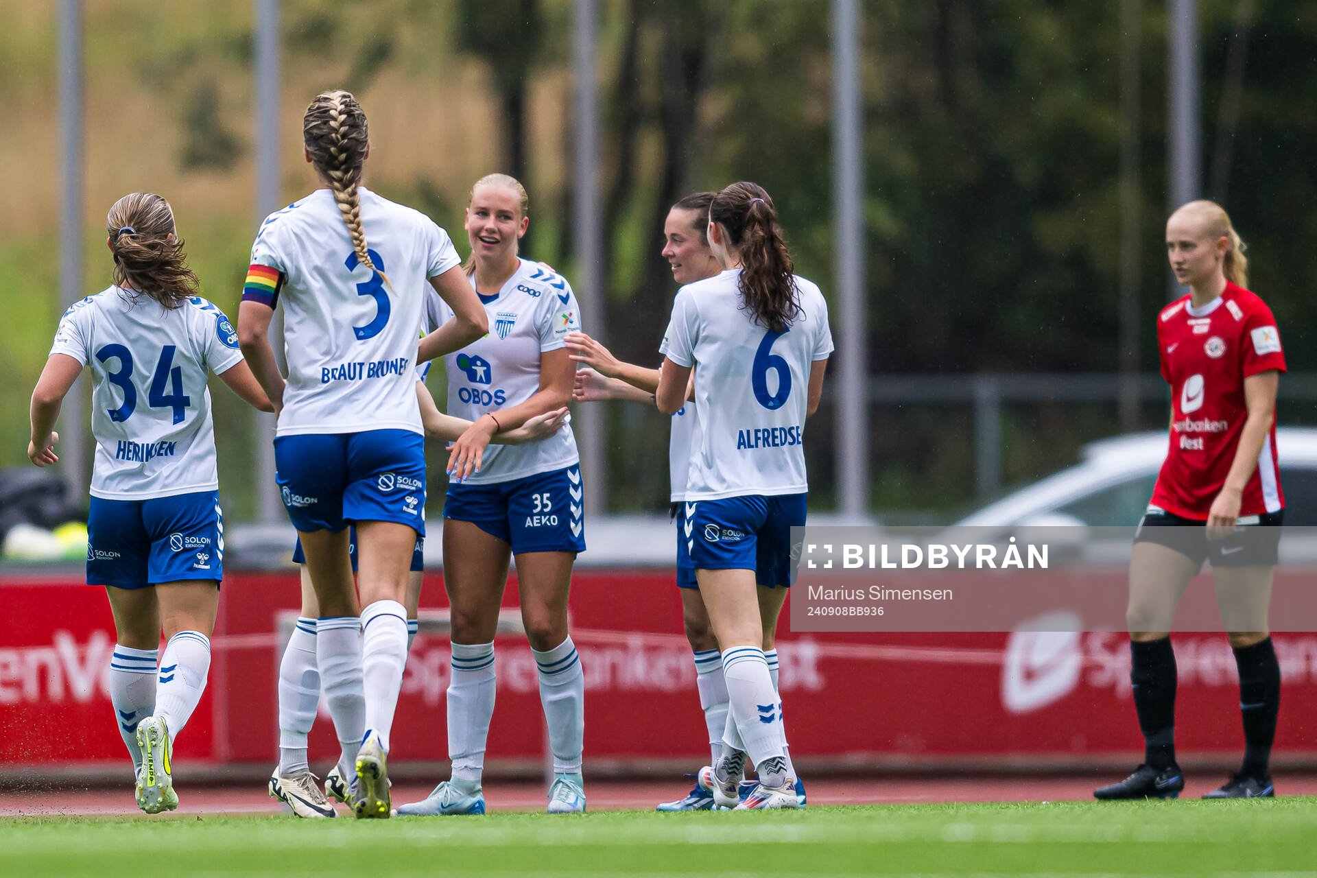 Marie Moen Preus of Kolbotn celebrates