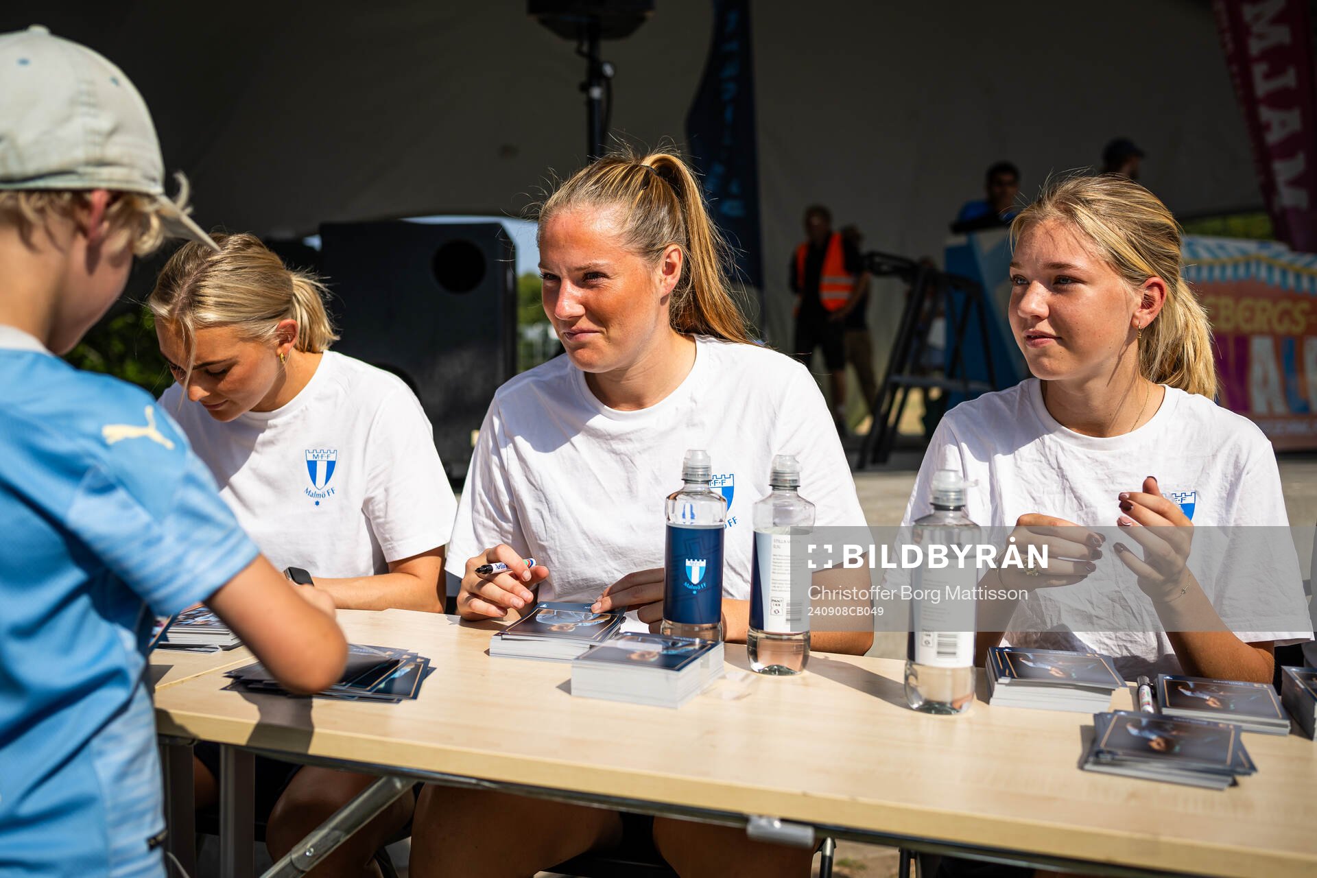 Beatrice Persson, Linnea Svensson och Tilde Wahlgren
