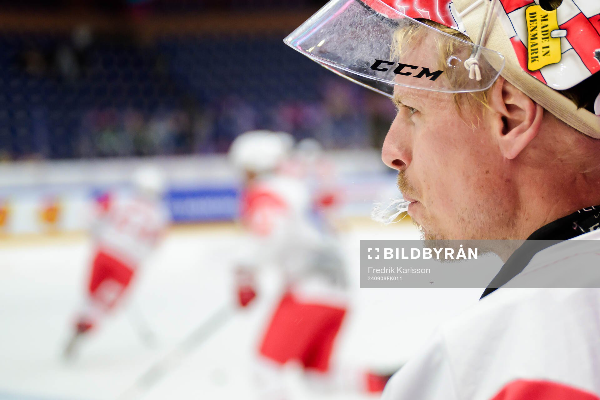 Goaltender Sebastian Dahm of Klagenfurt